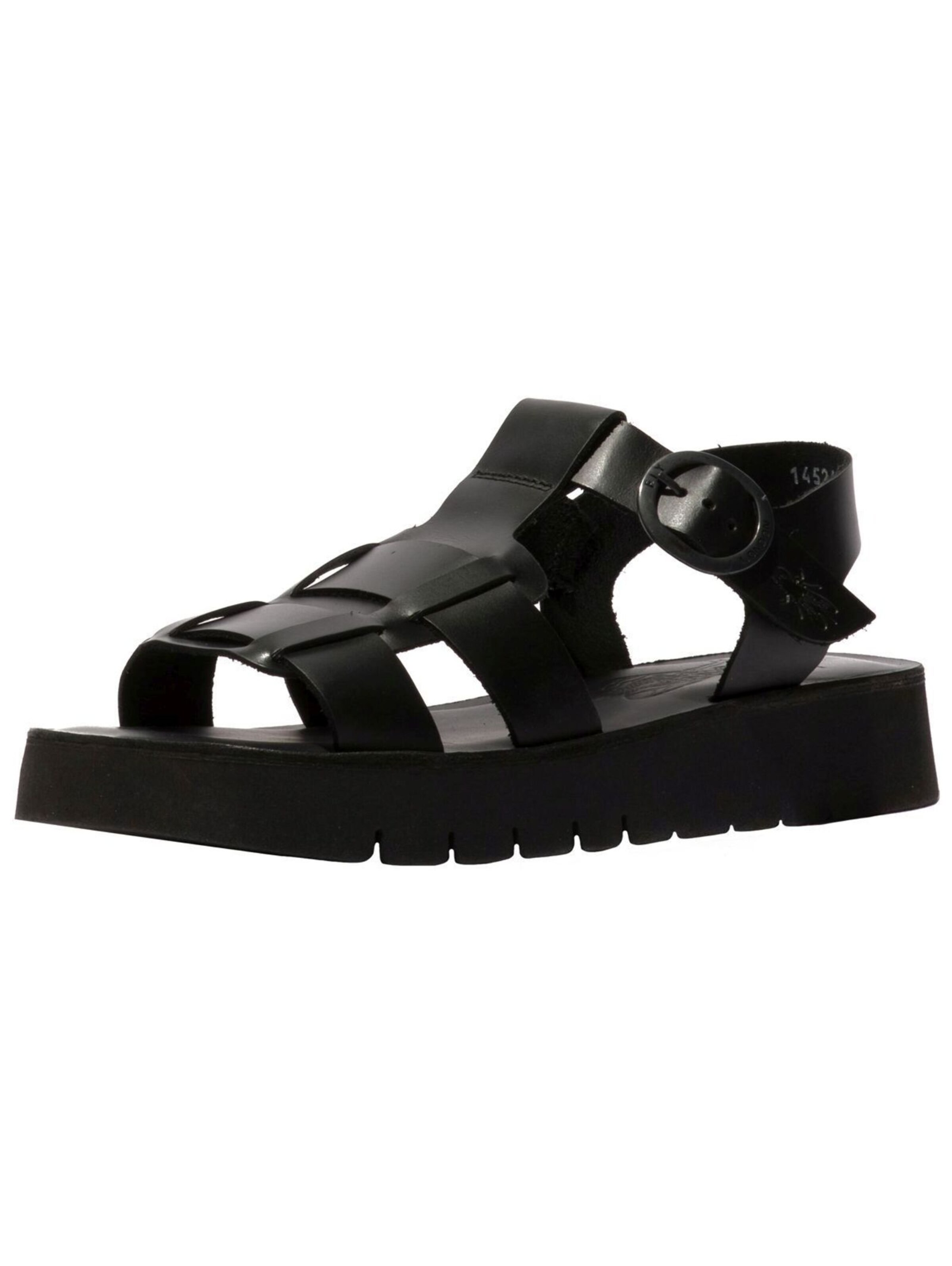 Sandales FLY LONDON en noir : devant