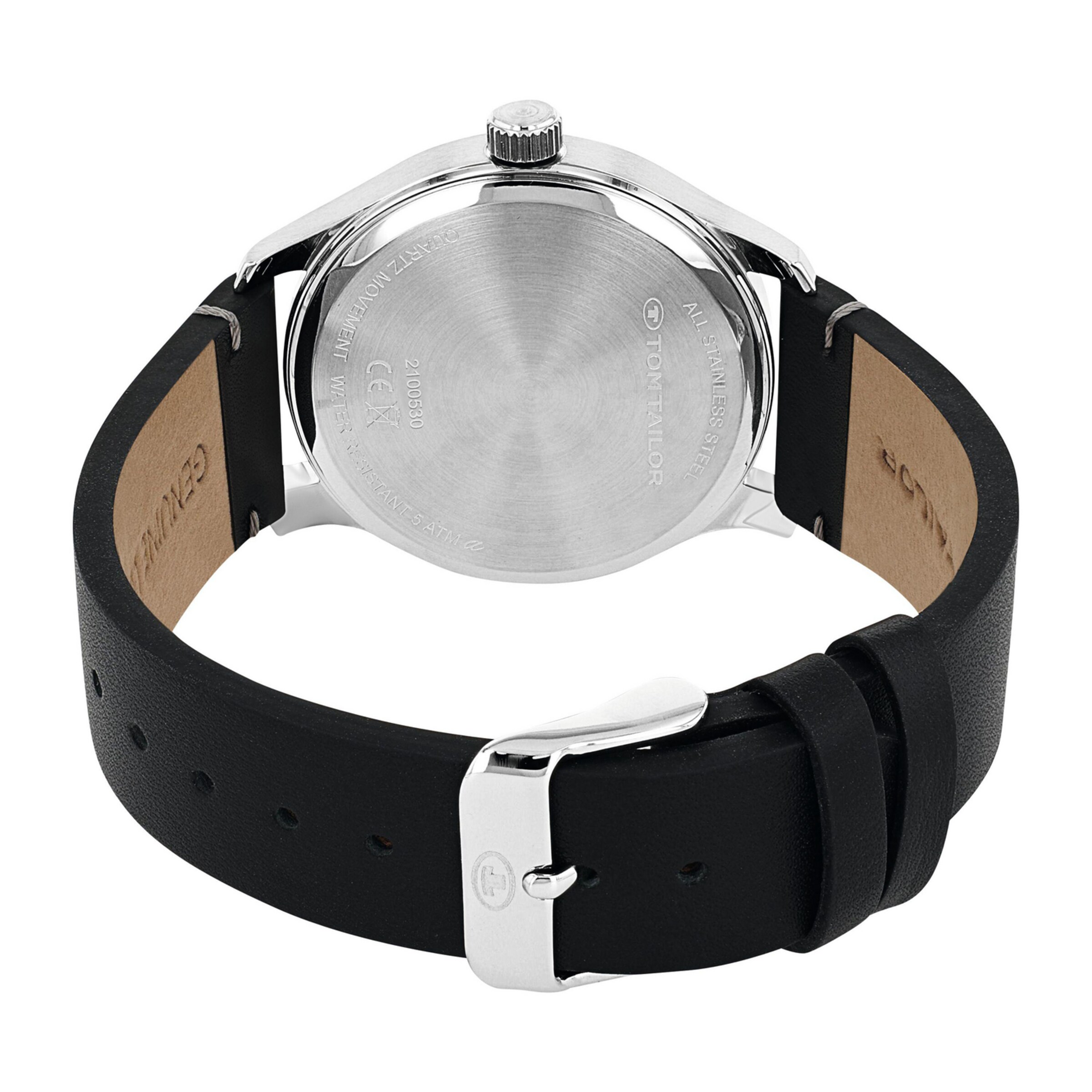 TOM TAILOR Uhr in Schwarz