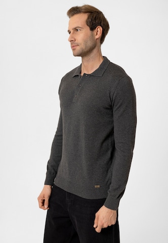 Moxx Paris Polo Pullover in Grau