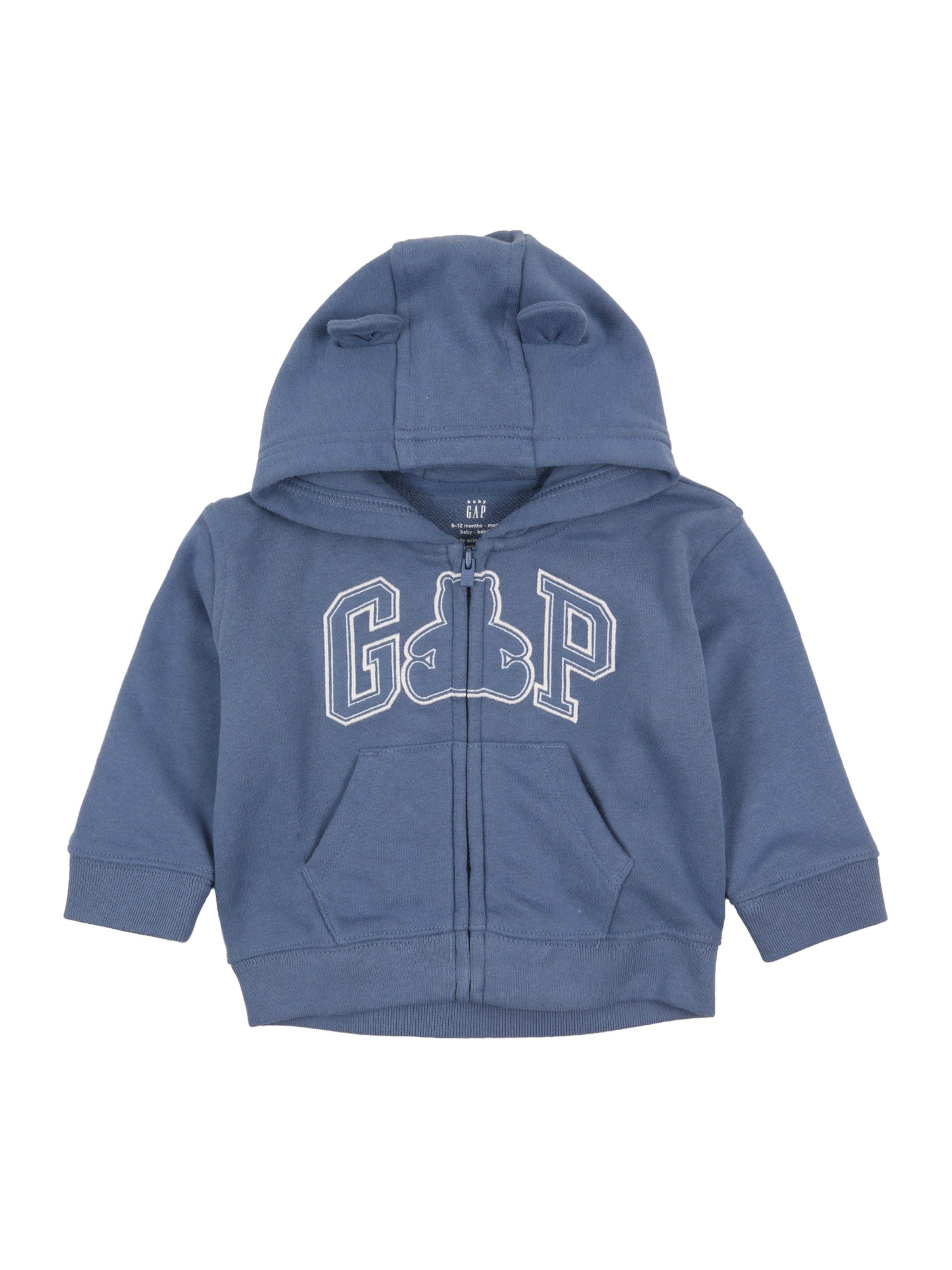 Hanorac de la GAP pe albastru: față
