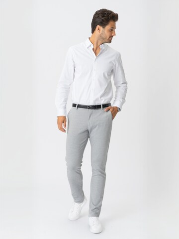 TEESHOPPEN Regular Trousers ' Performance ' in Grey: front