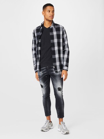 Zadig & Voltaire T-Shirt 'STOCKY FLAMME' in Schwarz
