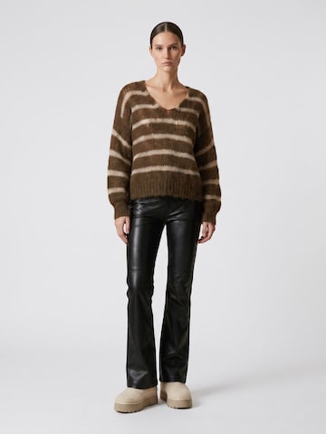 americandreams Sweater 'Katie' in Brown