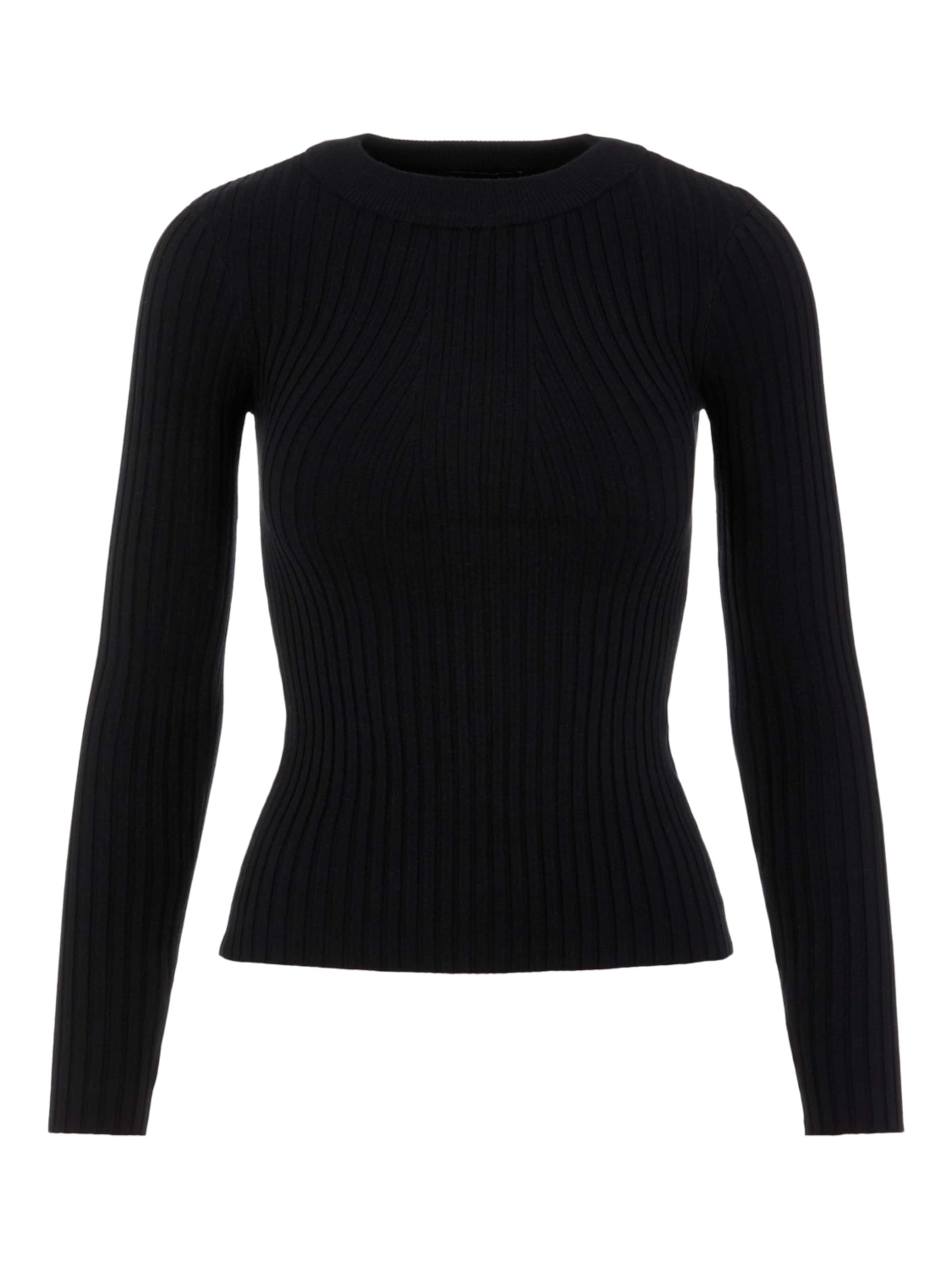 Pullover 'Crista' di PIECES in nero: frontale