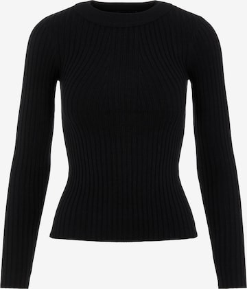 PIECES Sweater 'Crista' in Black: front