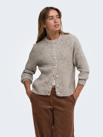 ONLY Knit Cardigan 'ONLKALIBU' in Brown: front