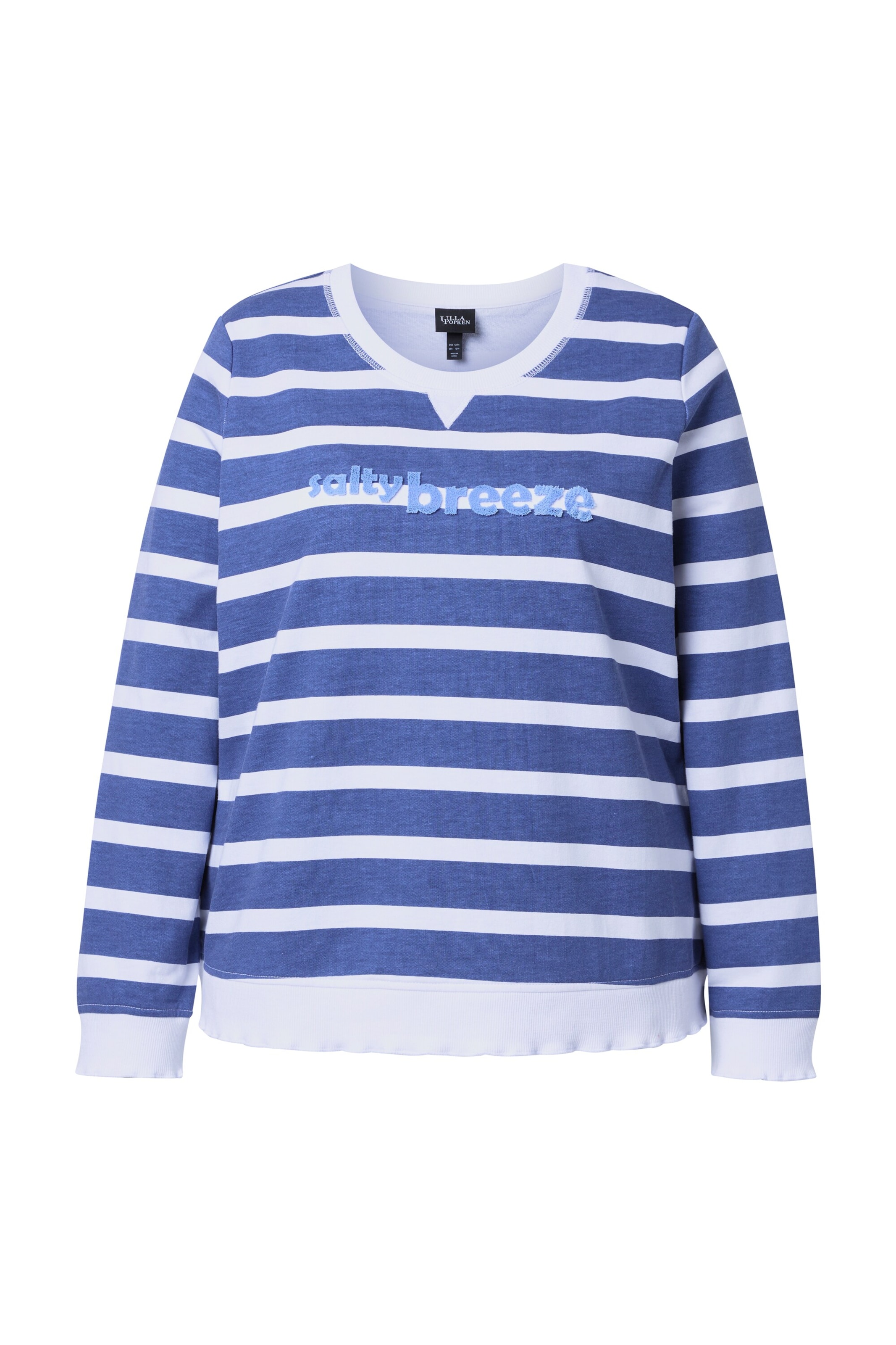 Ulla Popken Sweatshirt in Blue: front
