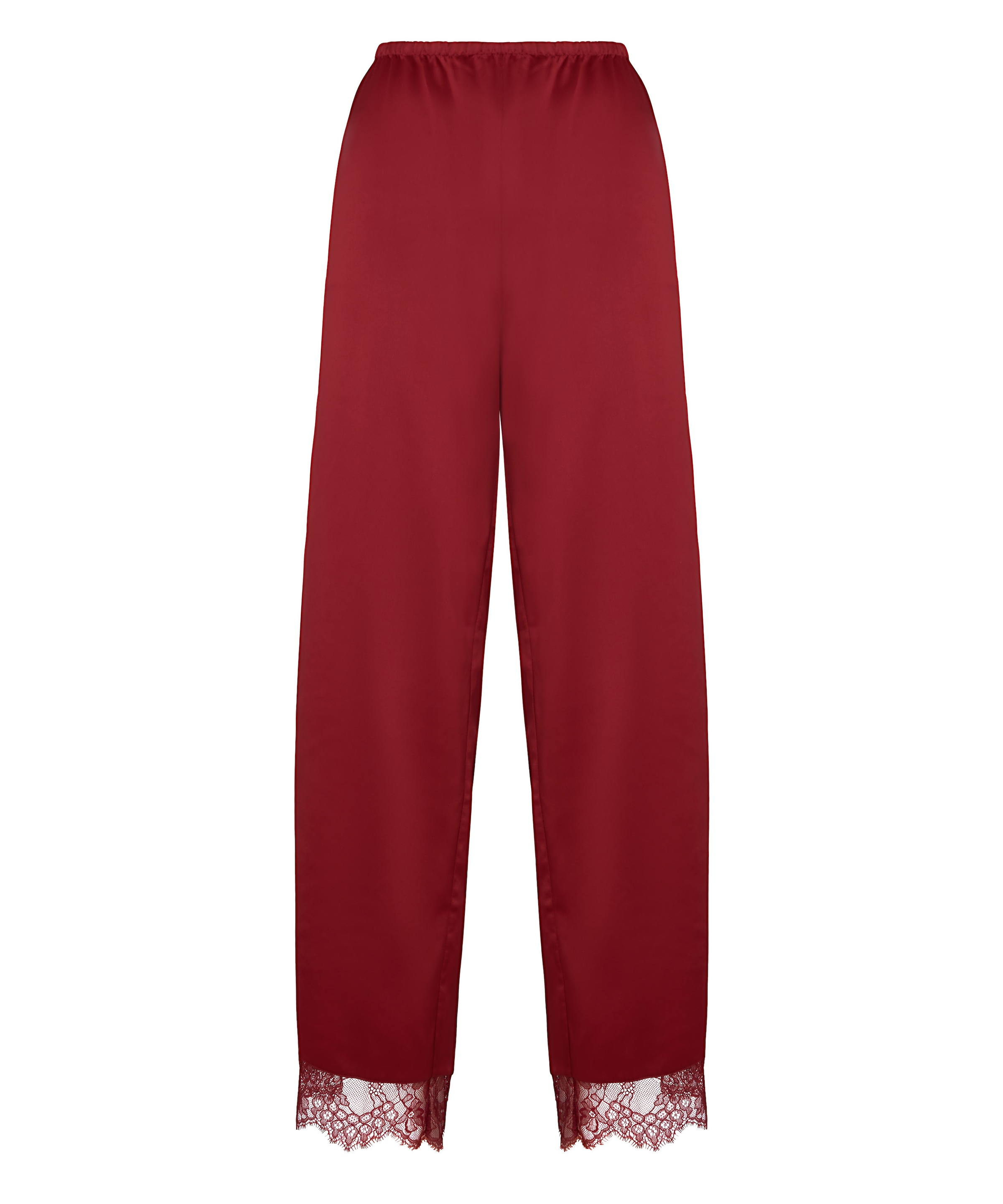 Hunkemöller Pyjamabroek 'Cecilia' in Rood: voorkant