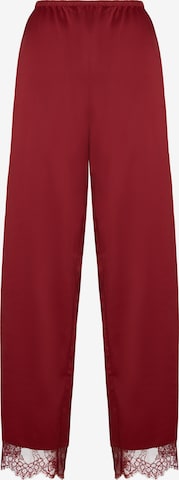 Hunkemöller Pyjamabroek 'Cecilia' in Rood: voorkant