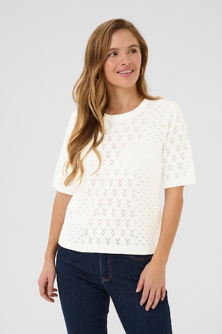 Kaffe Sweater 'KAPeggy' in White: front