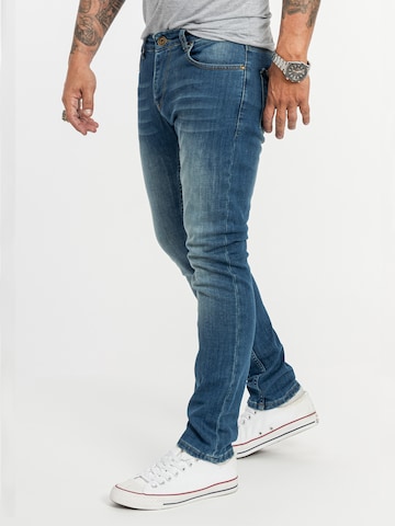 Rock Creek Slimfit Jeans in Blau