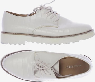 Anna Field Flats & Loafers in 39 in White: front