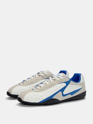 Pull&Bear Platform trainers in White