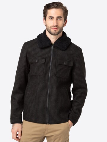 Coupe regular Veste mi-saison 'Ross' Only & Sons en noir : devant