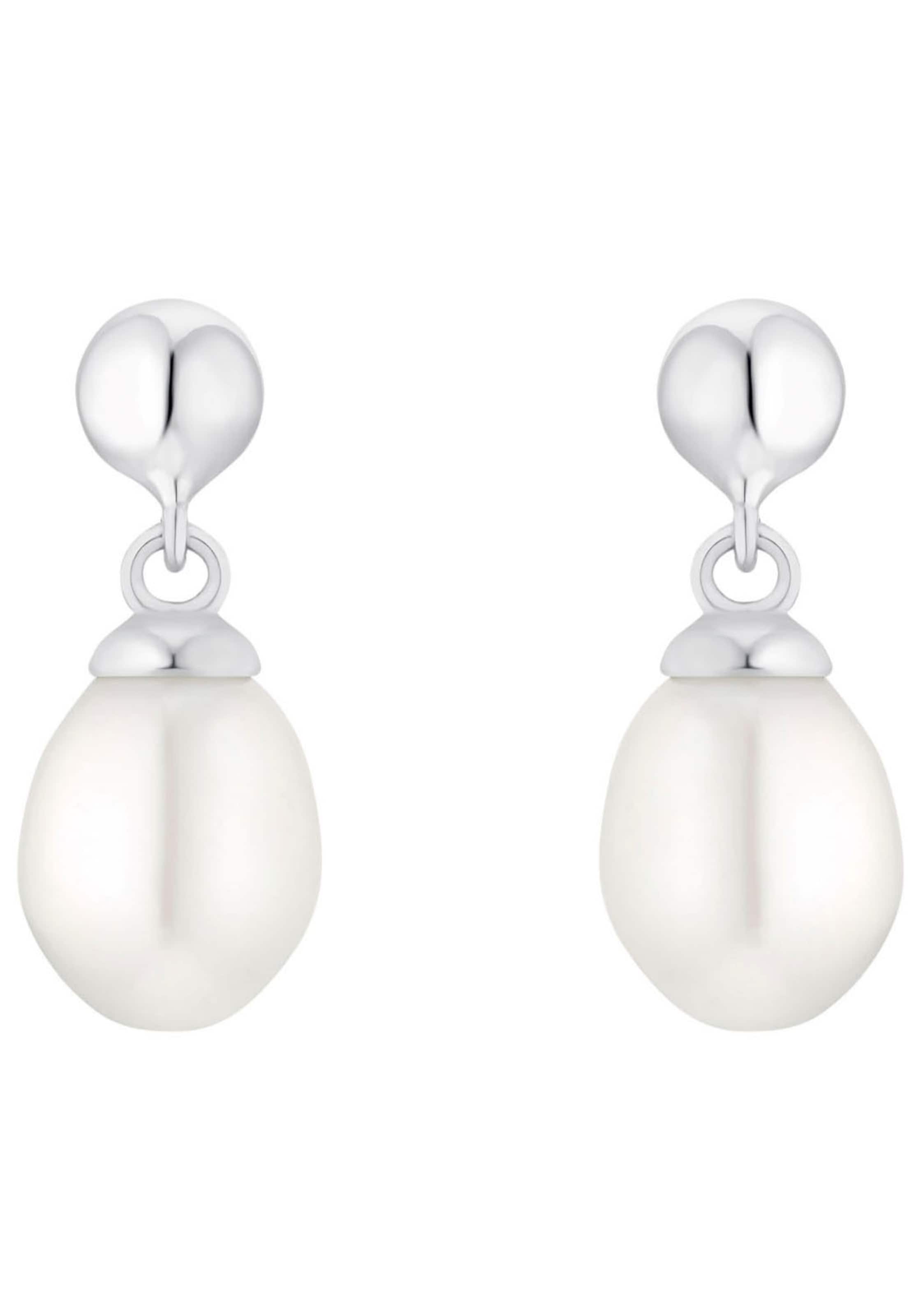 AMOR Earrings in Silver: front