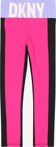 Skinny Leggings DKNY en rose : devant