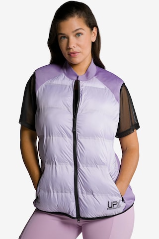 Ulla Popken Bodywarmer in Wit: voorkant