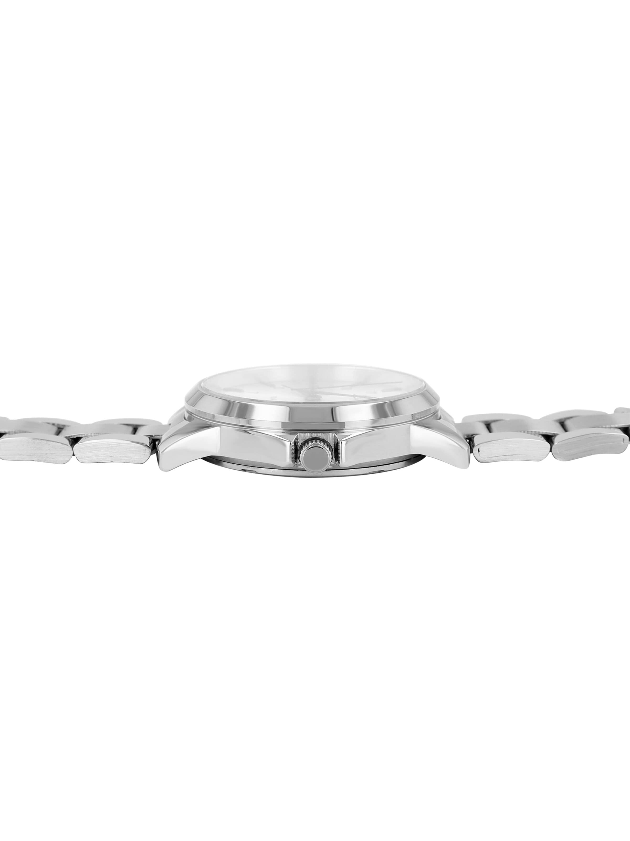 JUST Analog Watch 'Datumsanzeige' in Silver