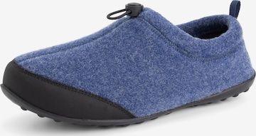 Travelin Huisschoen 'Back2Home' in Blauw: voorkant