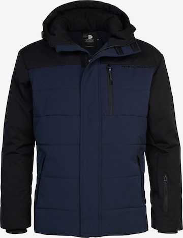 Petrol Industries Between-Season Jacket in Blue: front