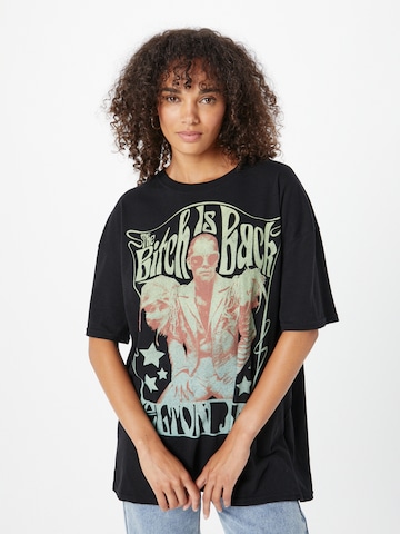 T-shirt Nasty Gal en noir : devant