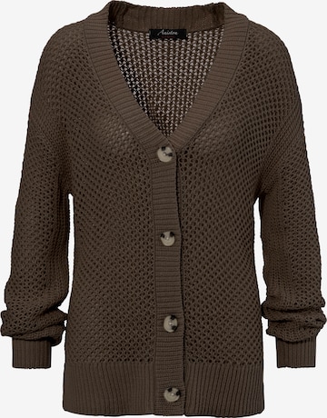 Aniston CASUAL Strickjacke in Grün: Vorderseite