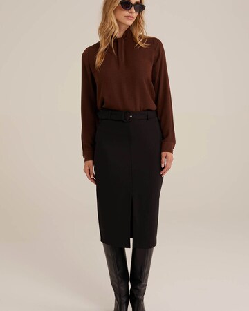 WE Fashion Bluse i brun