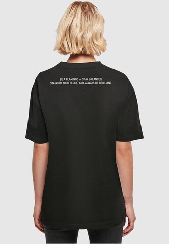 Merchcode - Camiseta 'Flamingo' en negro