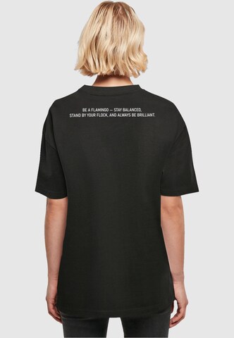 Merchcode Shirt 'Flamingo' in Black