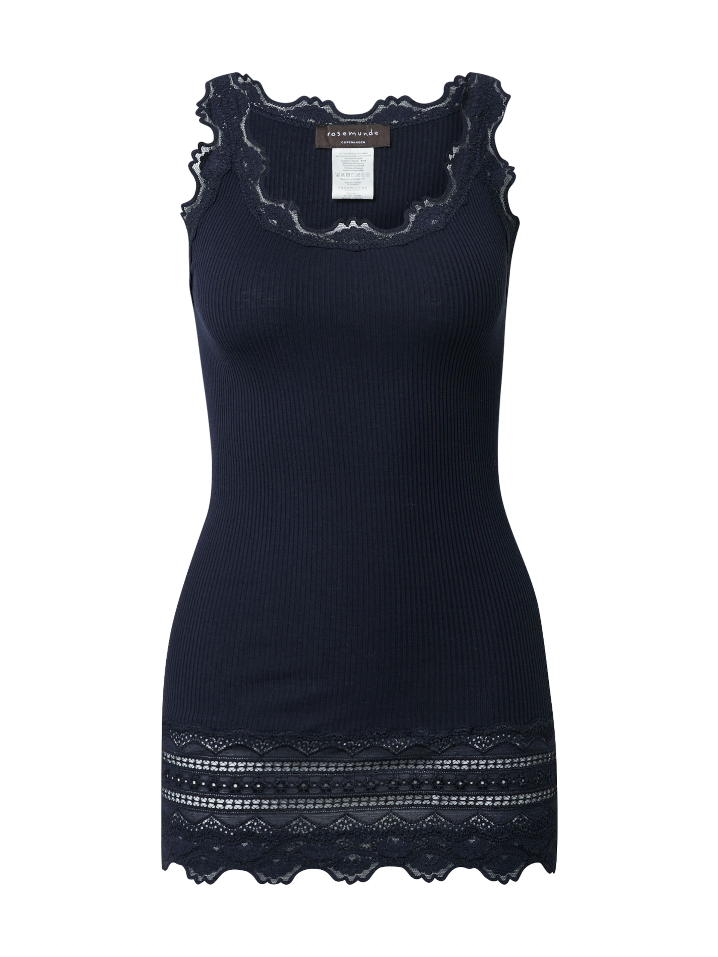 Haut rosemunde en bleu : devant