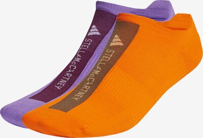 ADIDAS BY STELLA MCCARTNEY Sportsokken 'Low' in de kleur Lila / Oranje / Roodviolet, Productweergave