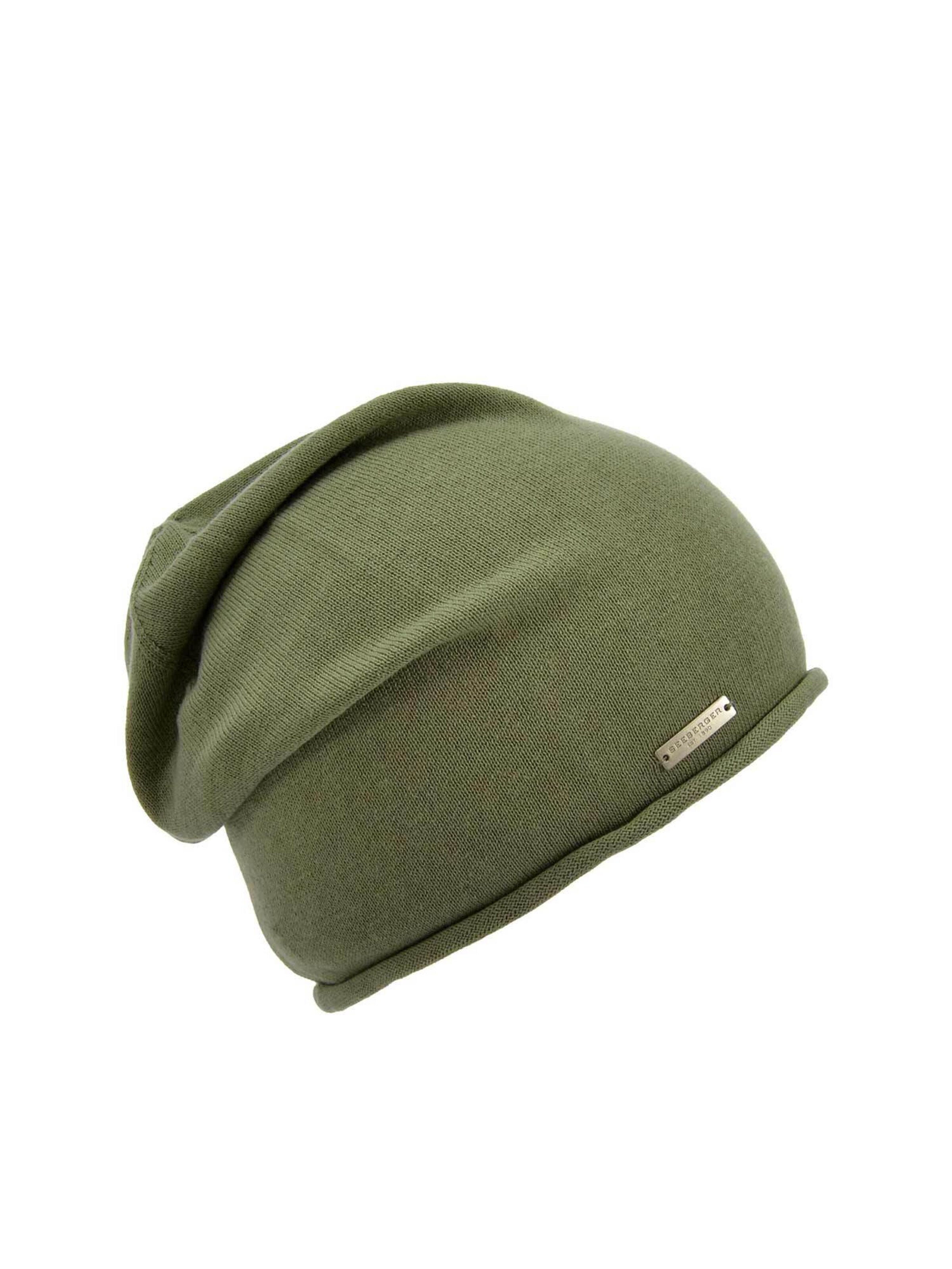 Seeberger Beanie 'Mütze' in Green: front