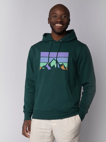 Watapparel Sweatshirt in Groen: voorkant