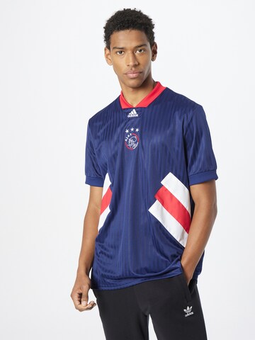 ADIDAS SPORTSWEAR - Camiseta de fútbol 'Ajax Amsterdam' en azul: frente