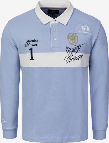 Maglietta di La Martina in blu: frontale