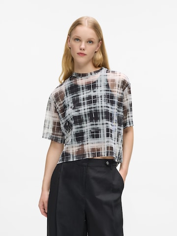 Tricou de la KARL LAGERFELD JEANS pe negru: față