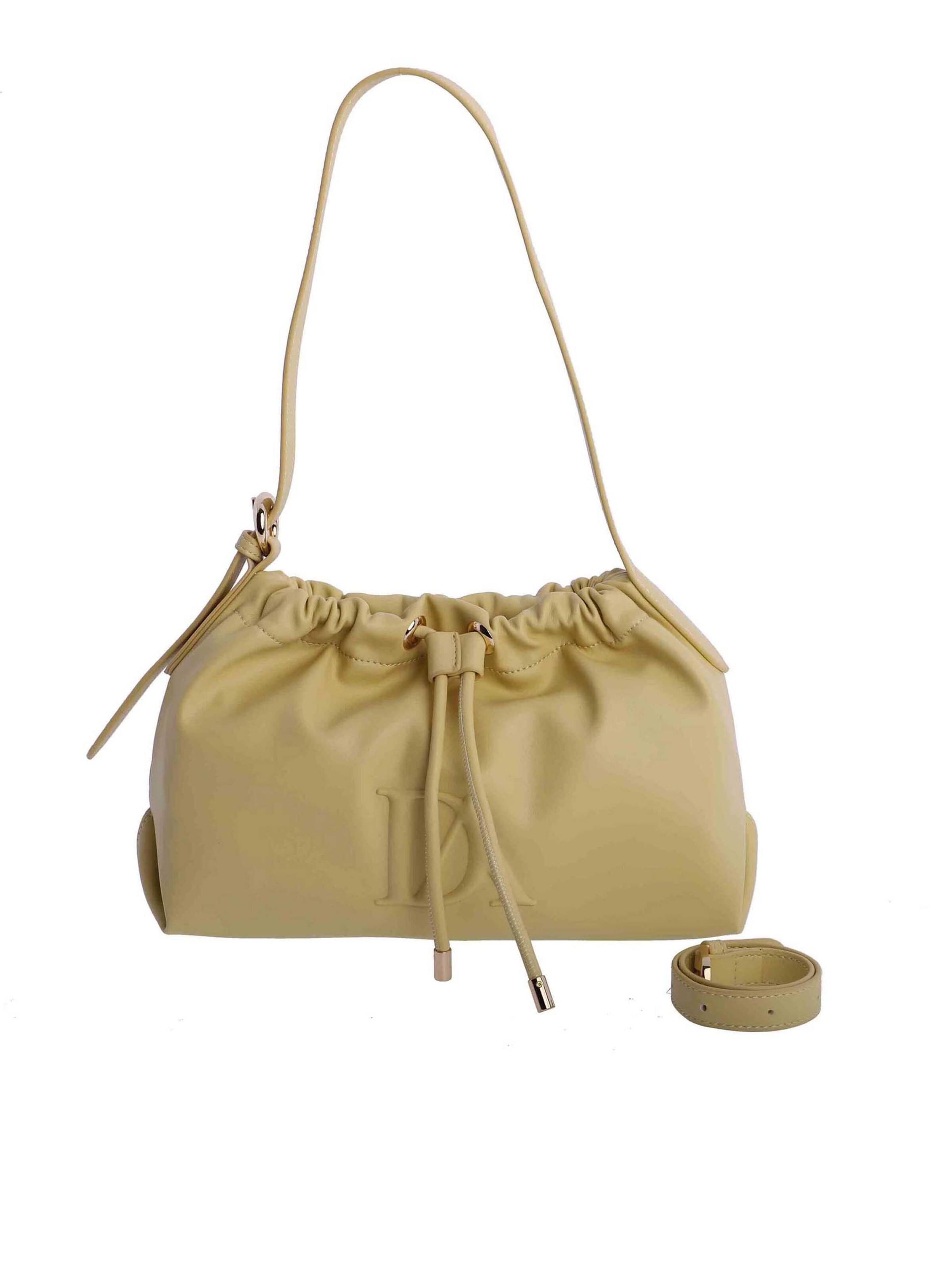 Don Algodon - Bolso saco 'Alisio' en amarillo: frente