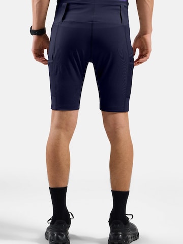 ODLO Slim fit Sports trousers 'X-ALP TRAIL CARGO' in Purple