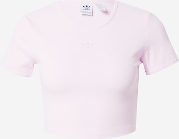T-shirt 'Essentials Rib' ADIDAS ORIGINALS en violet : devant