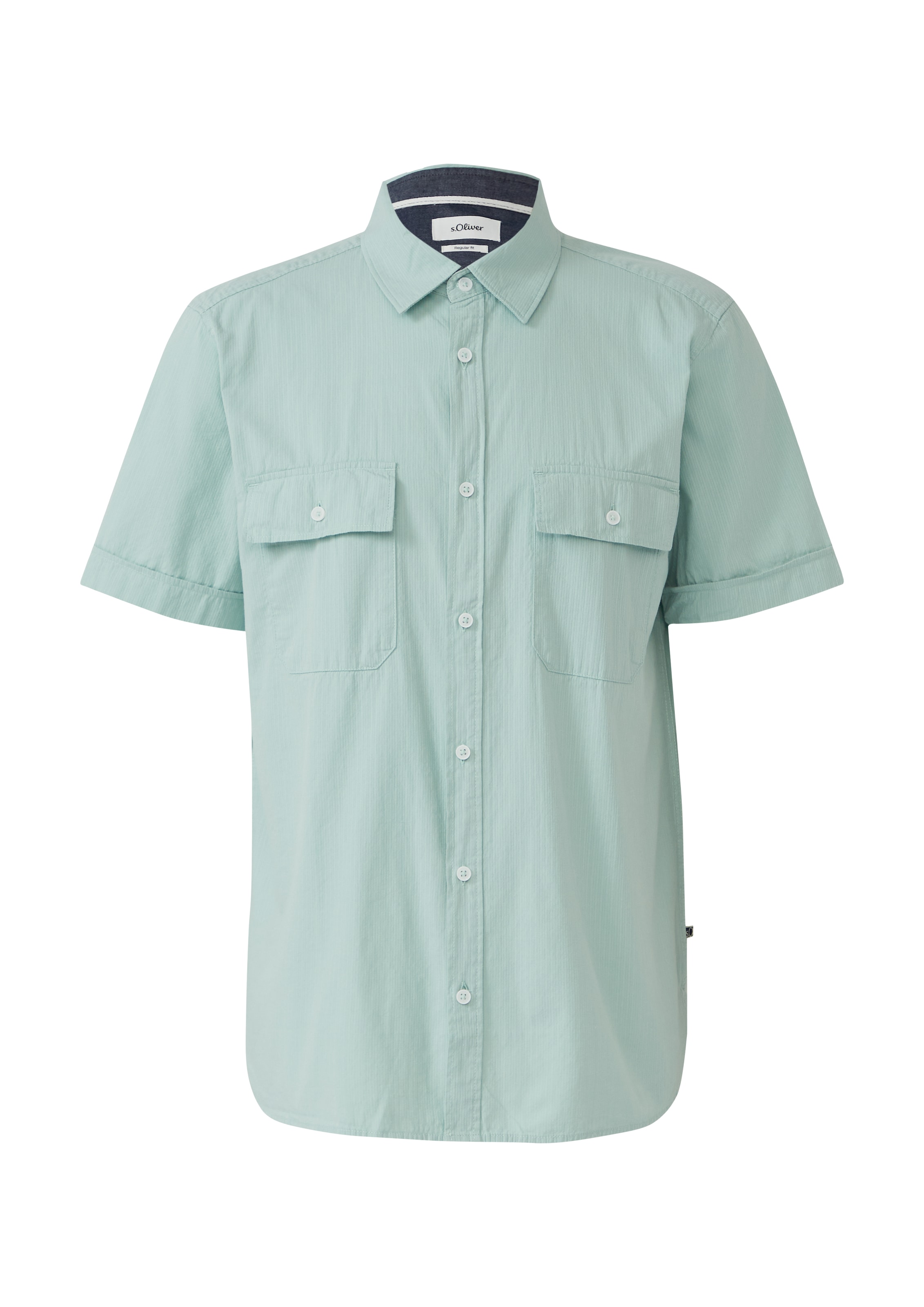 Regular fit Camicia di s.Oliver in verde: frontale