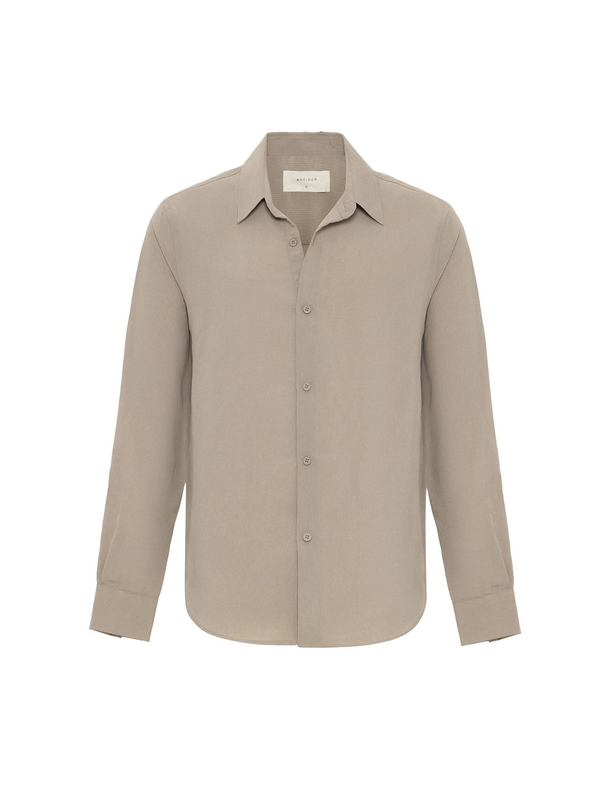 Coupe regular Chemise Antioch en beige : devant