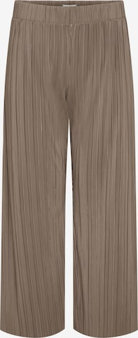 Loosefit Pantalon ONLY Carmakoma en marron : devant