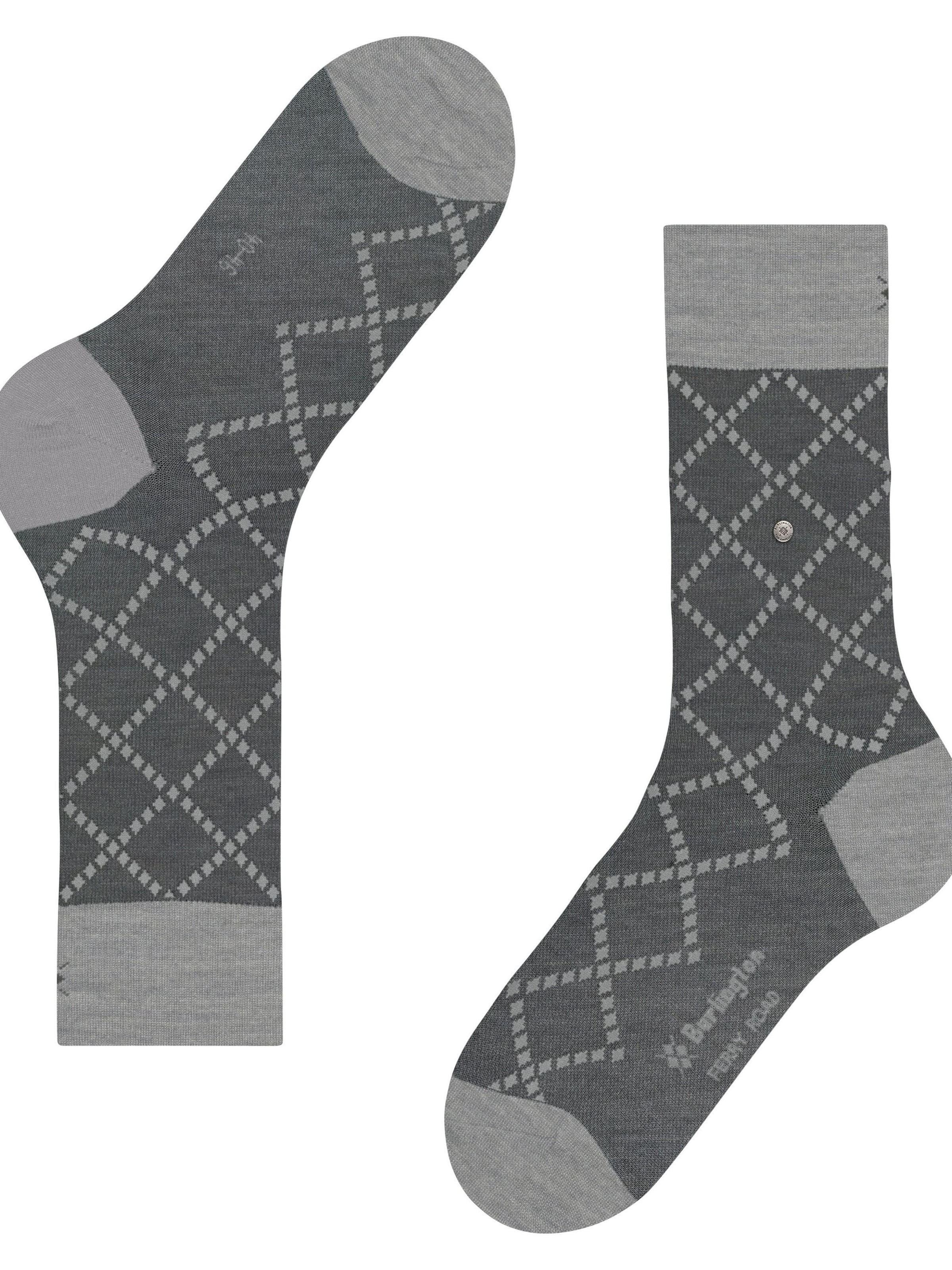 BURLINGTON Socks 'Ferry Road' in Grey