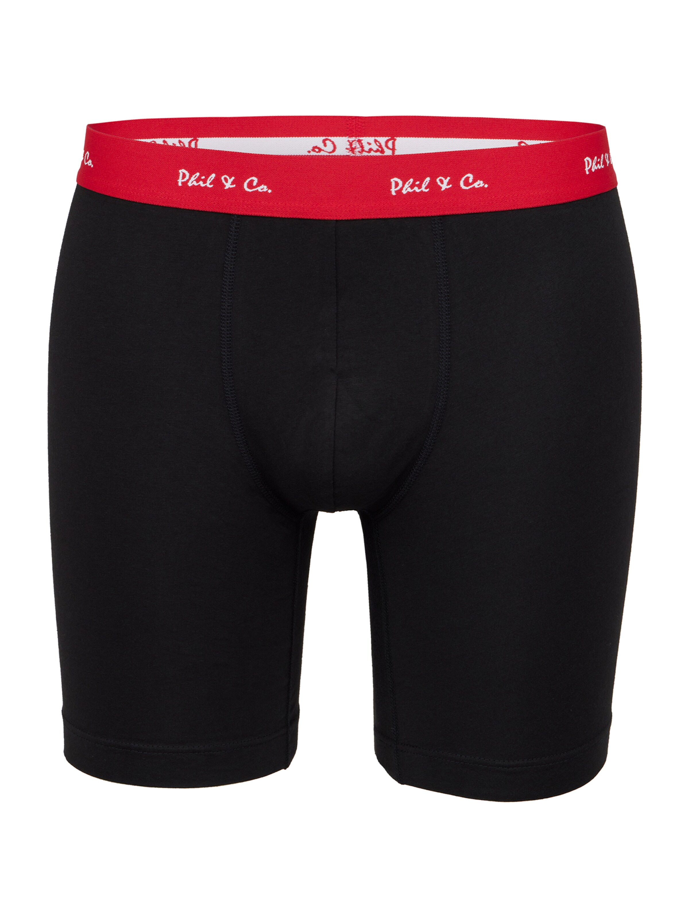 Phil & Co. Berlin Boxer shorts ' Long Boxer Briefs ' in Black