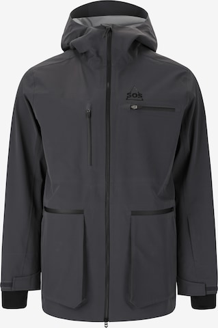 SOS Performance Jacket 'Silverton' in Grey: front