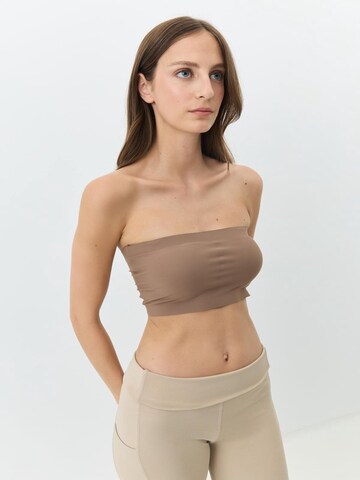 Bandeau Soutien-gorge C&City en marron