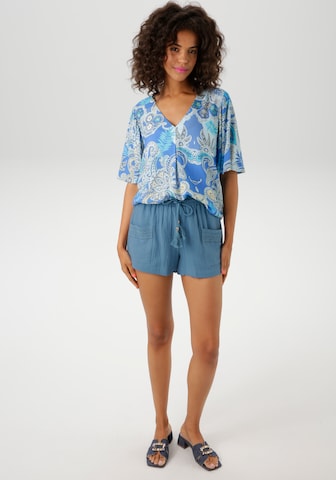 Aniston CASUAL Regular Shorts in Blau