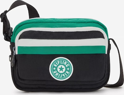 KIPLING Чанта с презрамки 'Sisko' в зелено / черно / бяло, Преглед на продукта