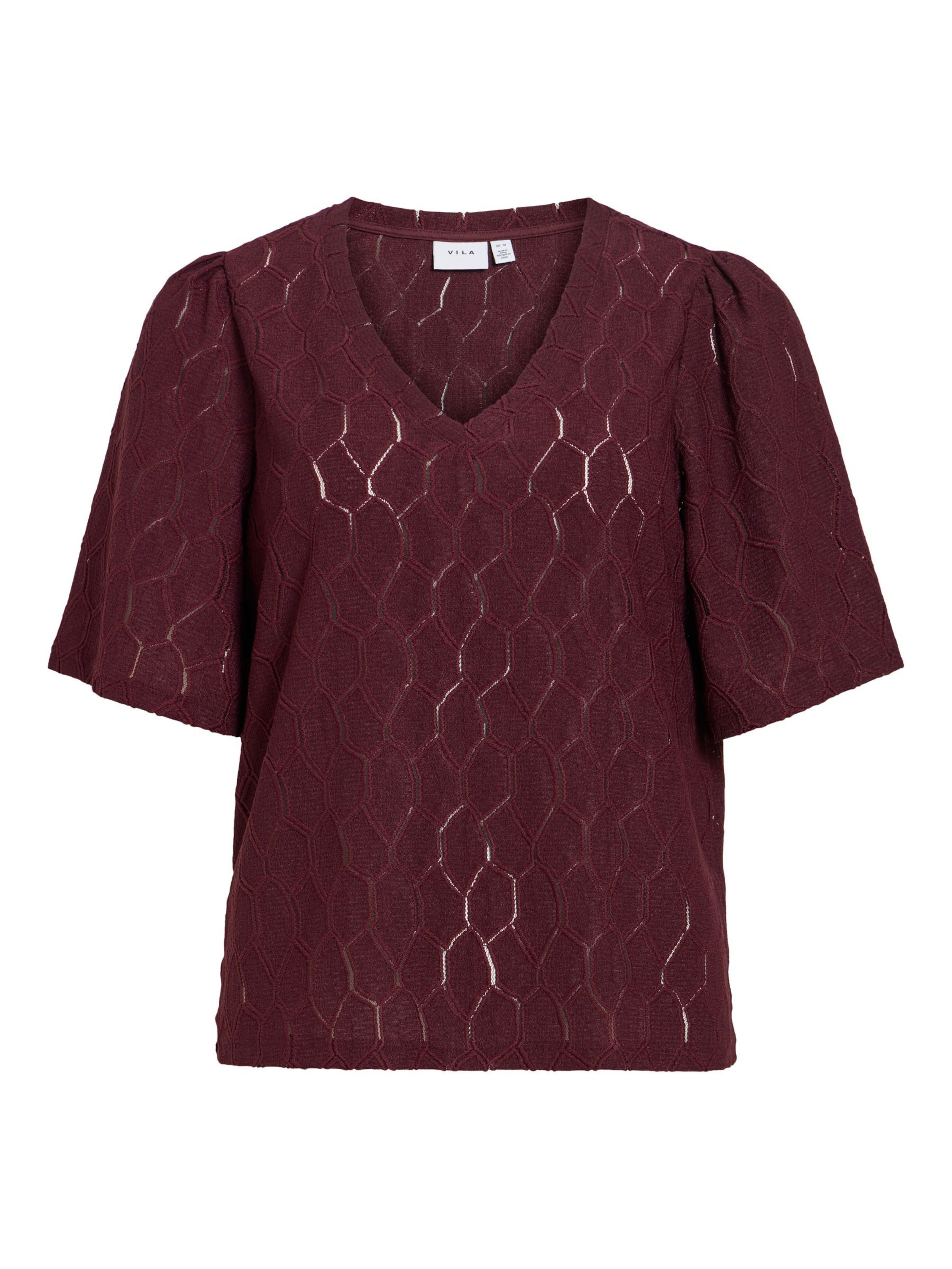 Chemisier 'VIMARCELLA' VILA en rouge : devant