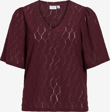 Camicia da donna 'VIMARCELLA' di VILA in rosso: frontale